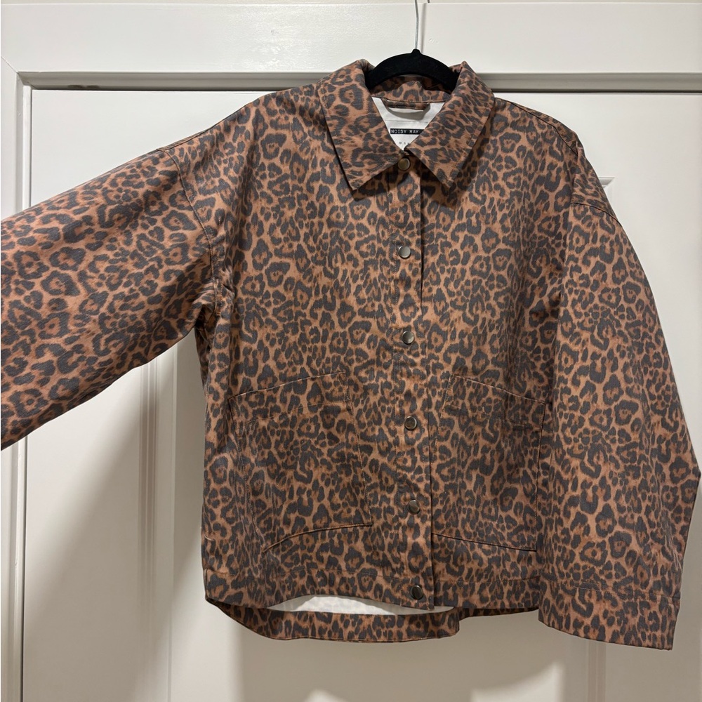 Cheetah Print Barn Jacket